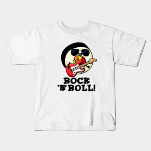 Rock n Roll Cute Sushi Roll Pun Kids T-Shirt